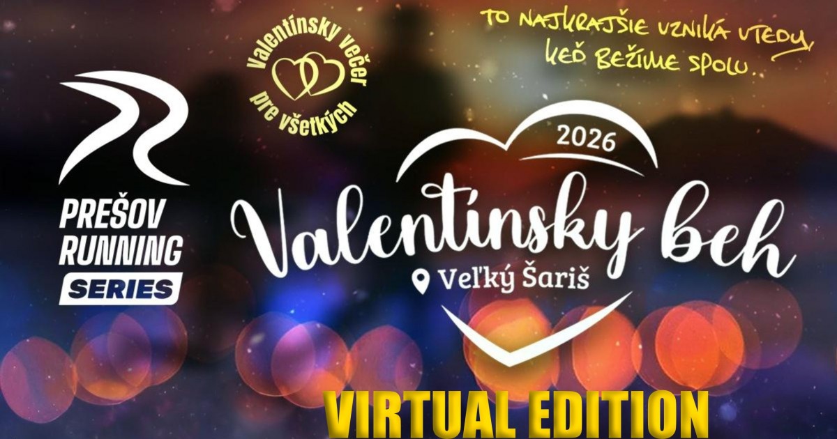 Virtuálny Valentínsky beh