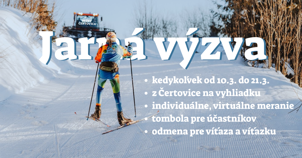 Jarná bežkárska výzva na Čertovici