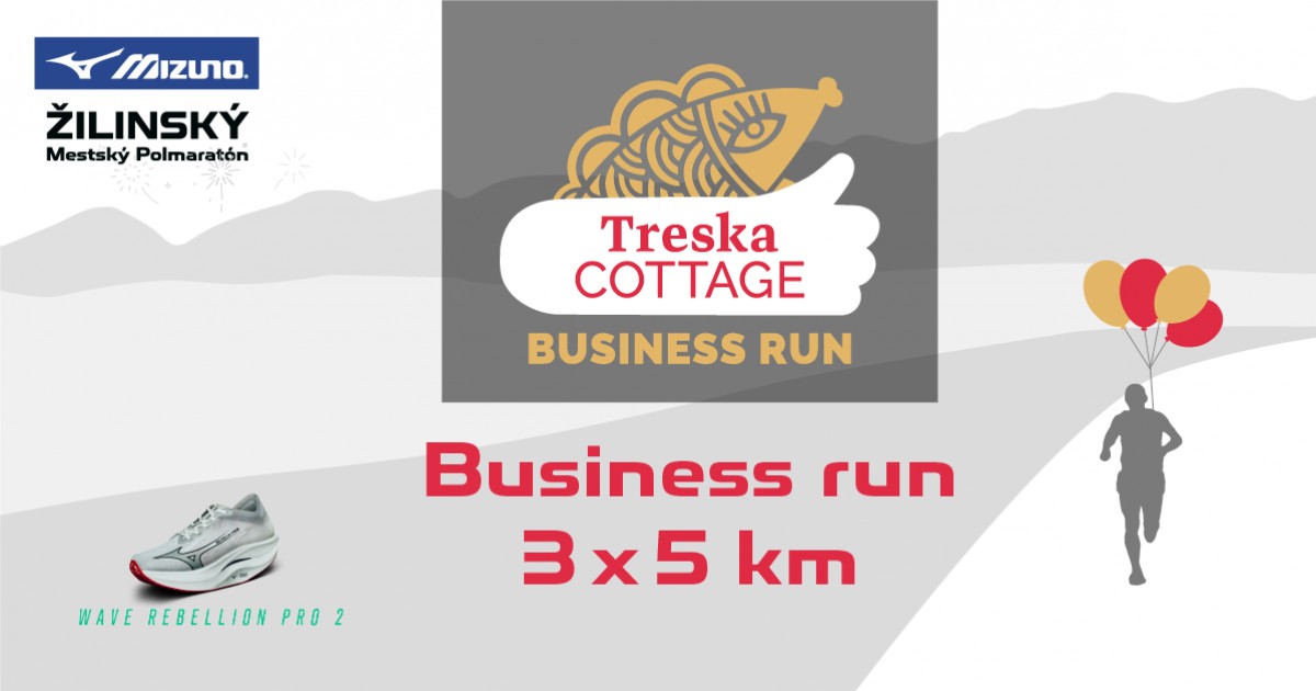 Žilinský mestský polmaratón - business run 3x5 km